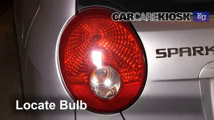 2005 Chevrolet Spark LS 0.8L 3 Cyl. Lights Tail Light (replace bulb)